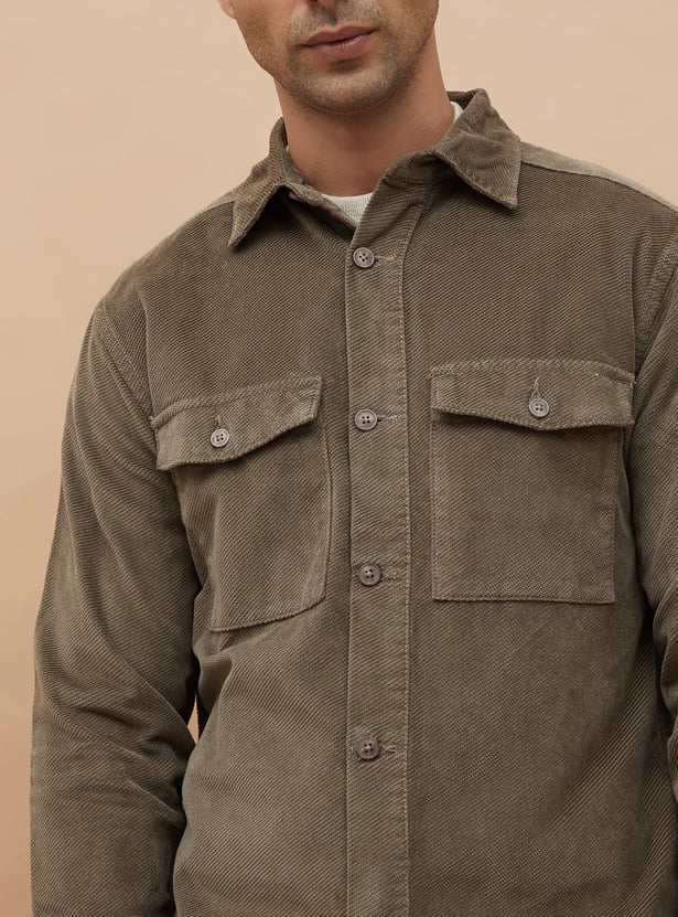 CODE UNWIND Textured Jacket