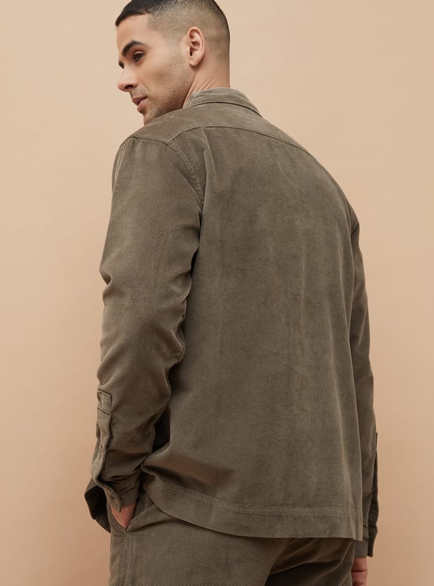 CODE UNWIND Textured Jacket