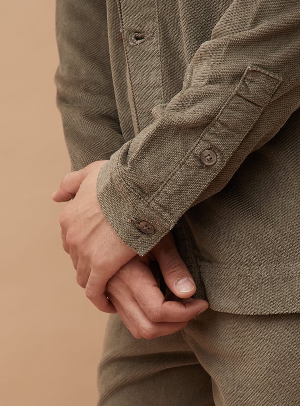 CODE UNWIND Textured Jacket