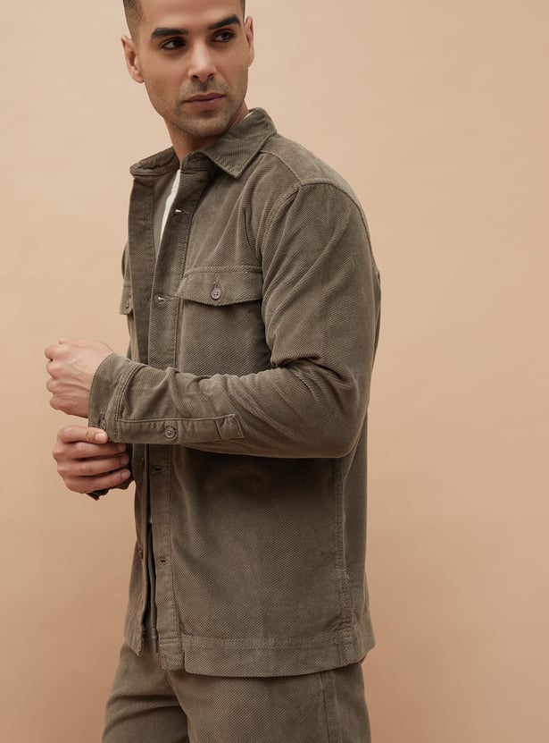 CODE UNWIND Textured Jacket