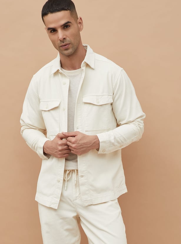 CODE UNWIND Textured Jacket