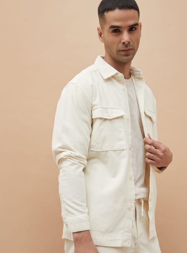 CODE UNWIND Textured Jacket