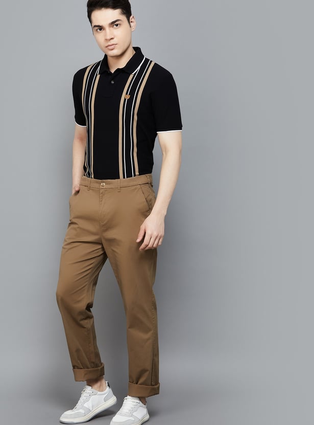 FAHRENHEIT Striped Polo t-shirt