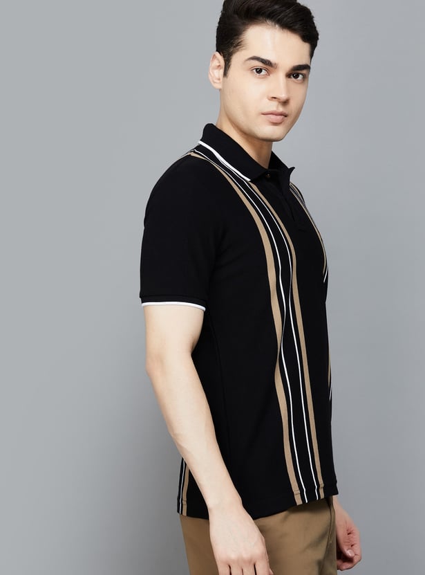 FAHRENHEIT Striped Polo t-shirt