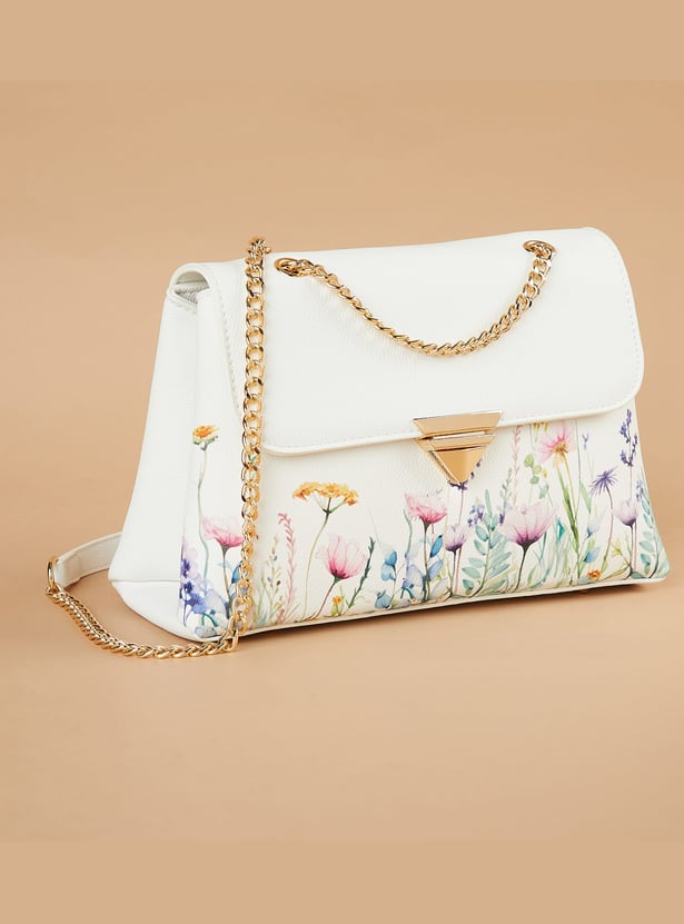CODE Floral Print Sling Bag