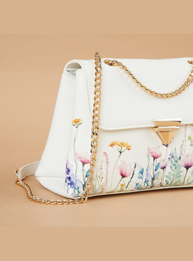CODE Floral Print Sling Bag