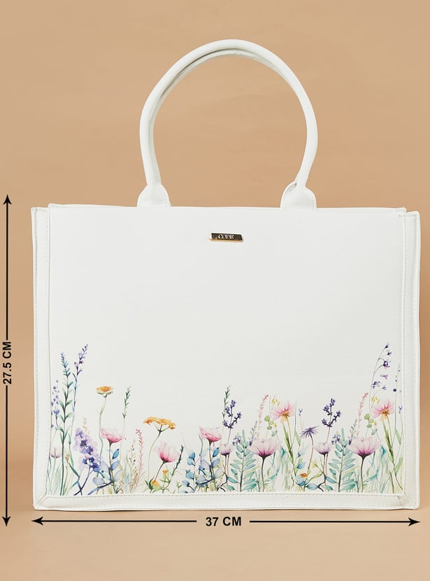 CODE Floral Print Laptop Bag