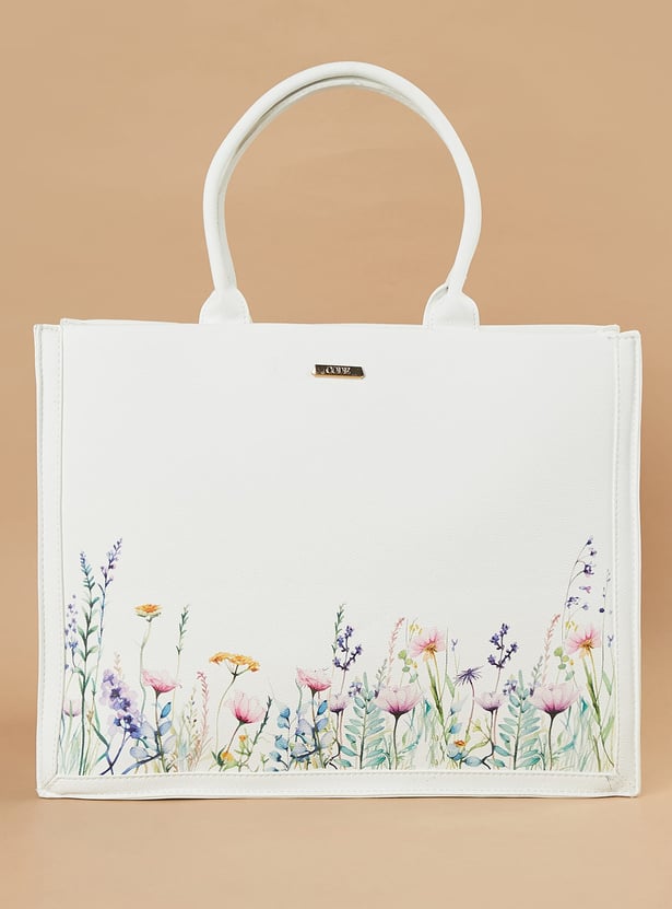 CODE Floral Print Laptop Bag