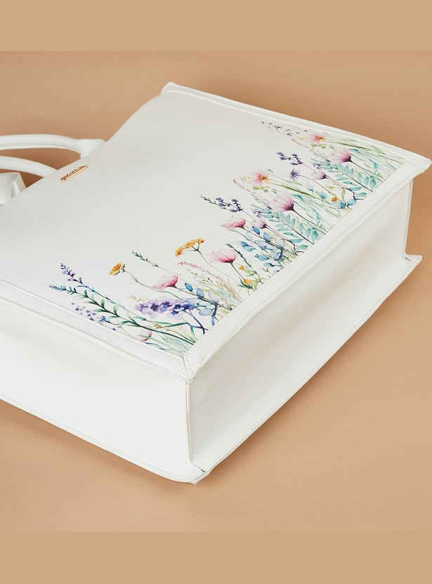 CODE Floral Print Laptop Bag