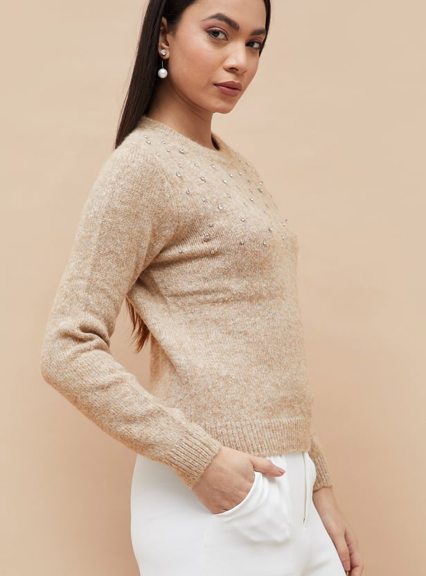 CODE Embellished Sweater