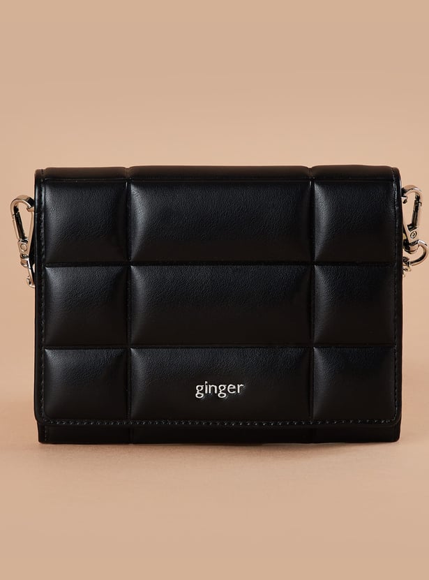 GINGER Quilted Sling Wallet