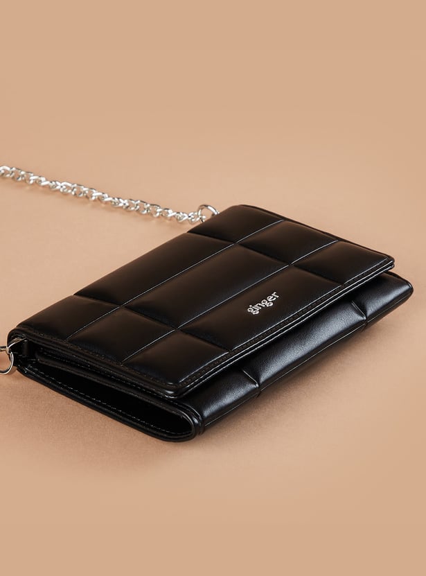 GINGER Quilted Sling Wallet