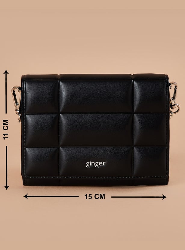 GINGER Quilted Sling Wallet
