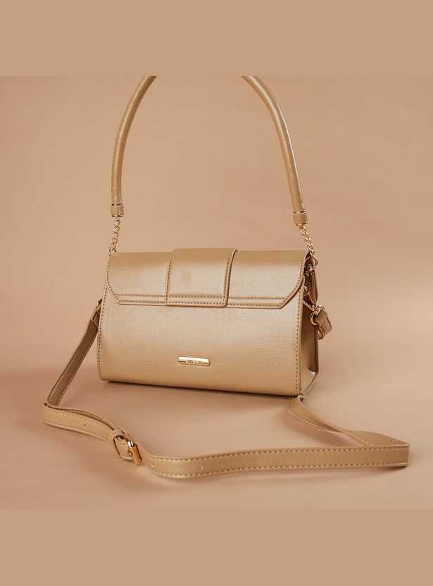 GINGER Solid Satchel Bag