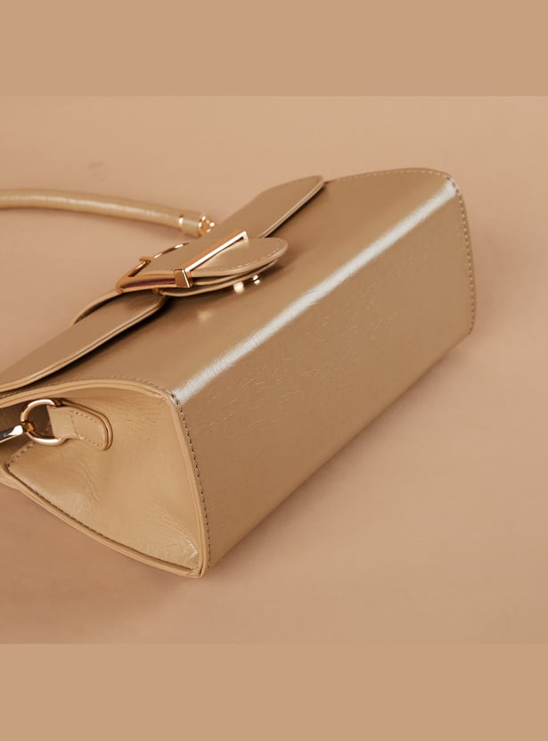 GINGER Solid Satchel Bag