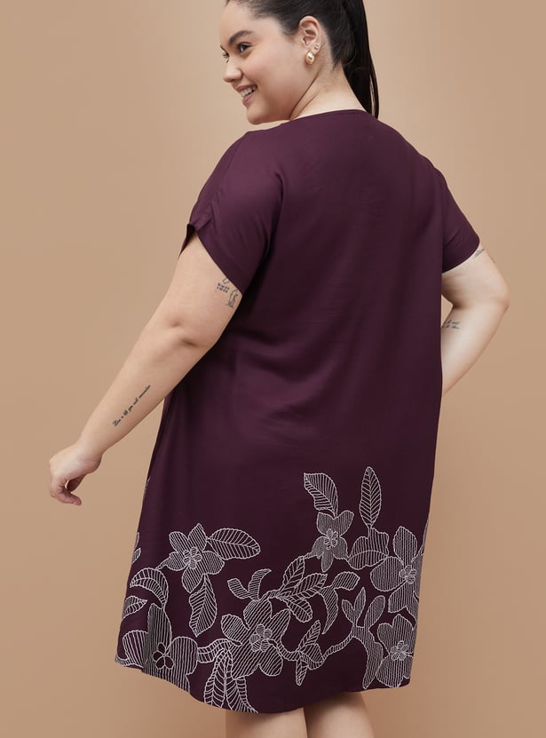 NEXUS Floral Print Shift Dress