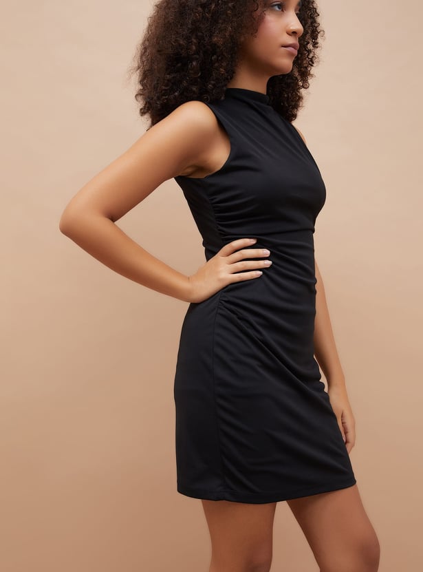 GINGER Ruched Bodycon Dress