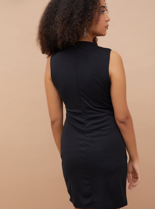 GINGER Ruched Bodycon Dress