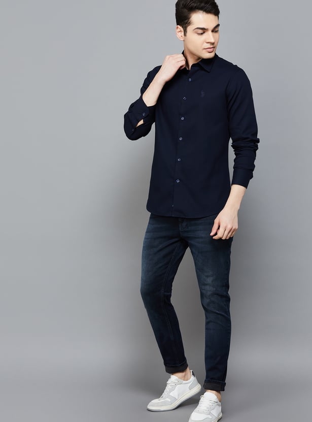 SPYKAR Washed Kano Jeans (Slim Tapered)