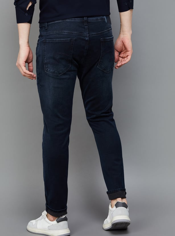 SPYKAR Washed Kano Jeans (Slim Tapered)
