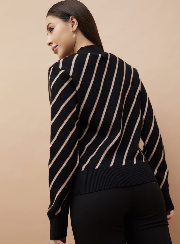 CODE Striped Sweater