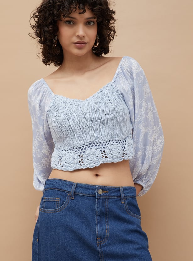 GINGER Crochet Crop Top