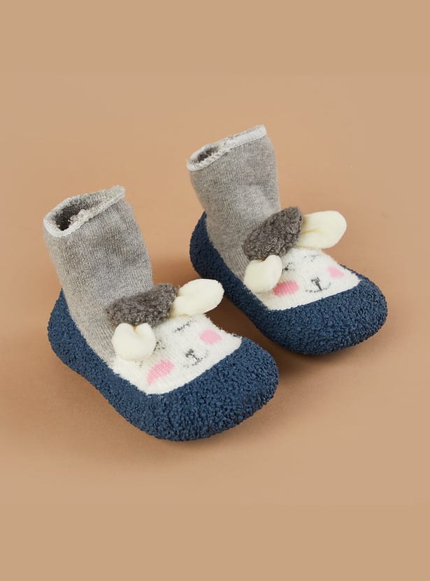 FAME FOREVER Boys Applique Booties