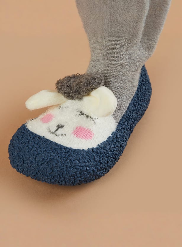 FAME FOREVER Boys Applique Booties
