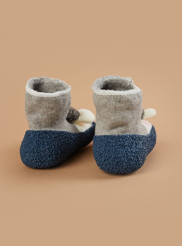 FAME FOREVER Boys Applique Booties