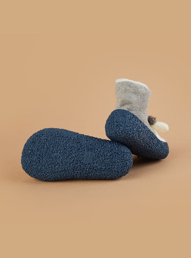 FAME FOREVER Boys Applique Booties
