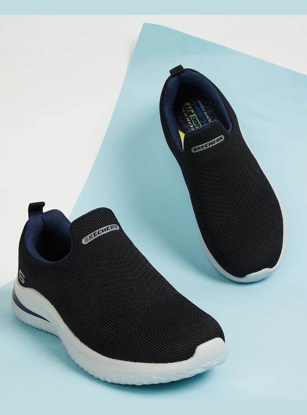 SKECHERS Solid Slip-On Sports Shoes