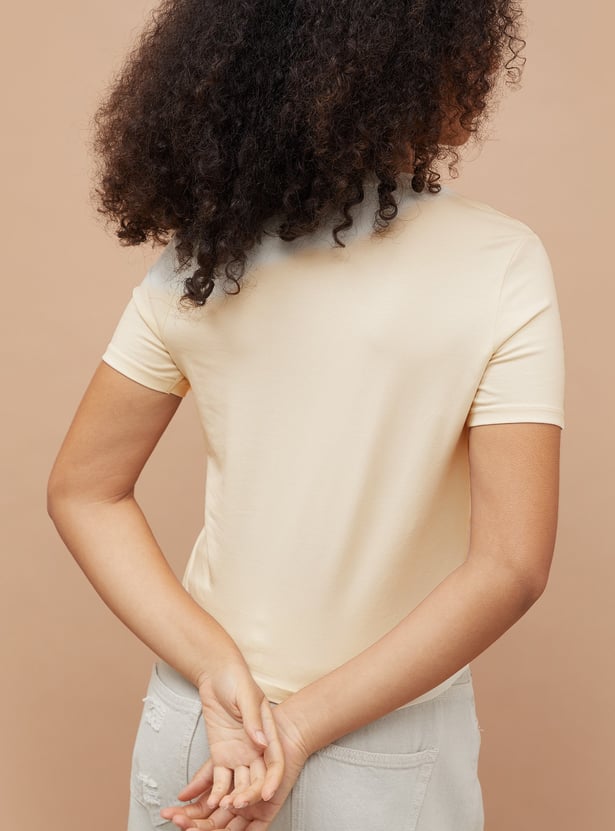 GINGER Mickey & Friends Crop T-shirt