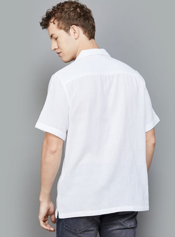 CELIO Knitted Regular Fit Shirt