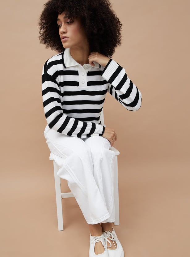 GINGER Striped Sweater