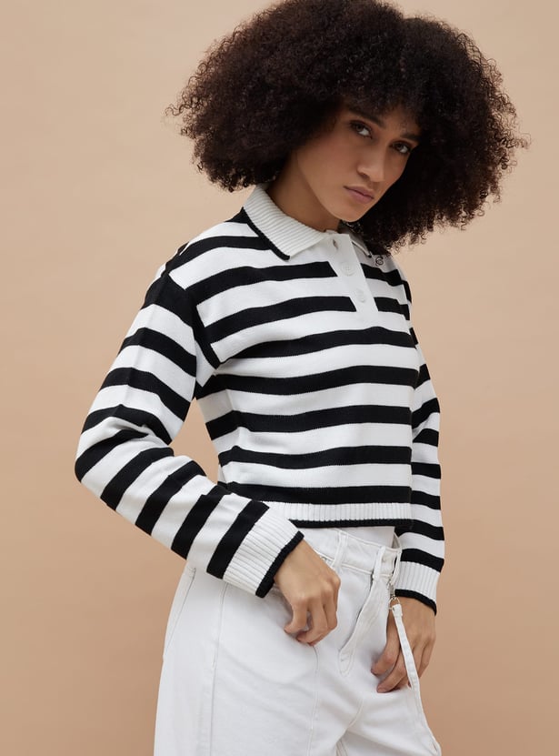 GINGER Striped Sweater