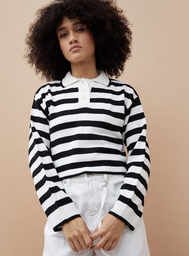 GINGER Striped Sweater
