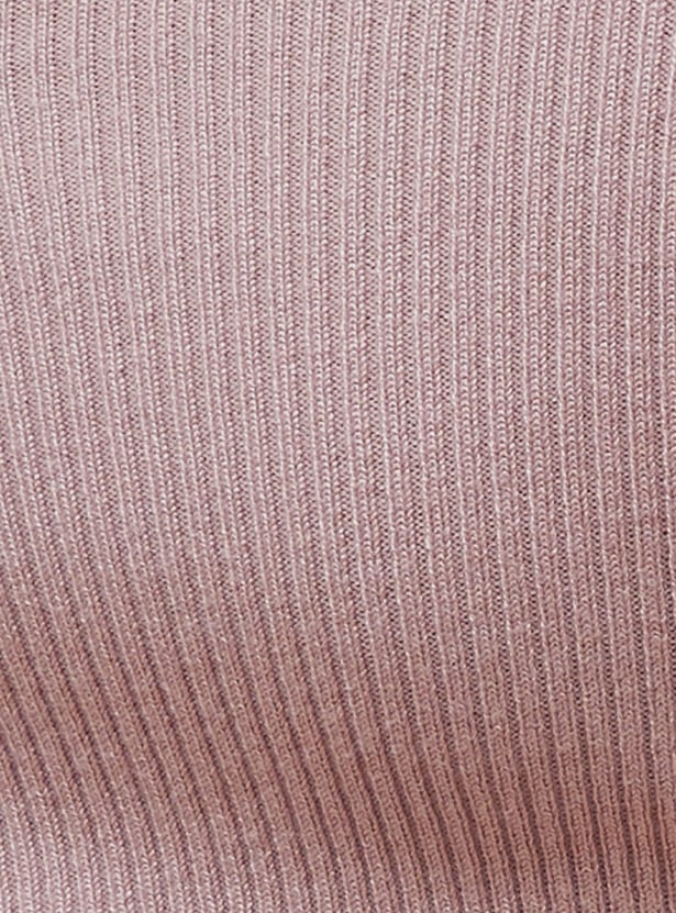 GINGER Eyelet Detailed Crop Top