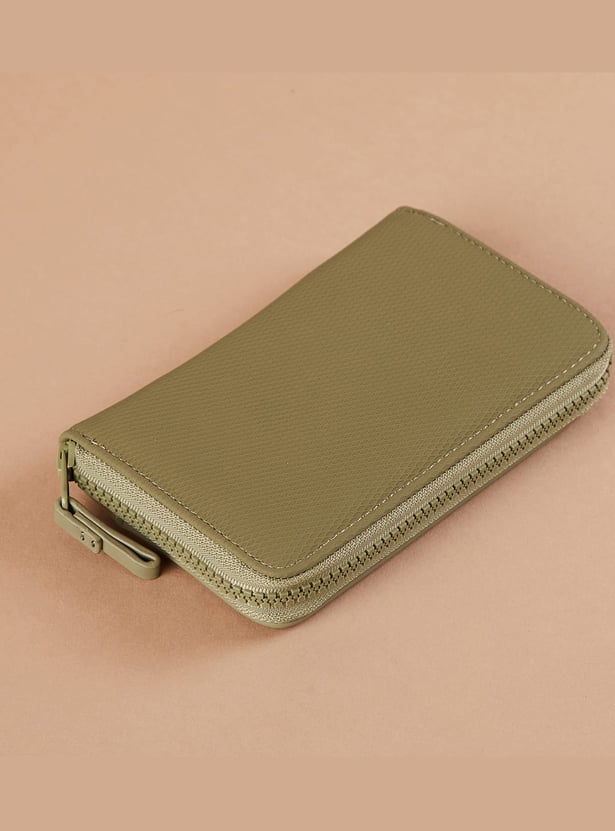 【th products】 Zip Around Wallet Buy GINGER Textured Zip-Around Wallet from Ginger at just INR 999.0