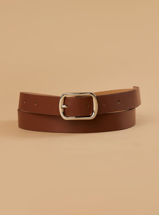 GINGER Solid Belt with Pouch