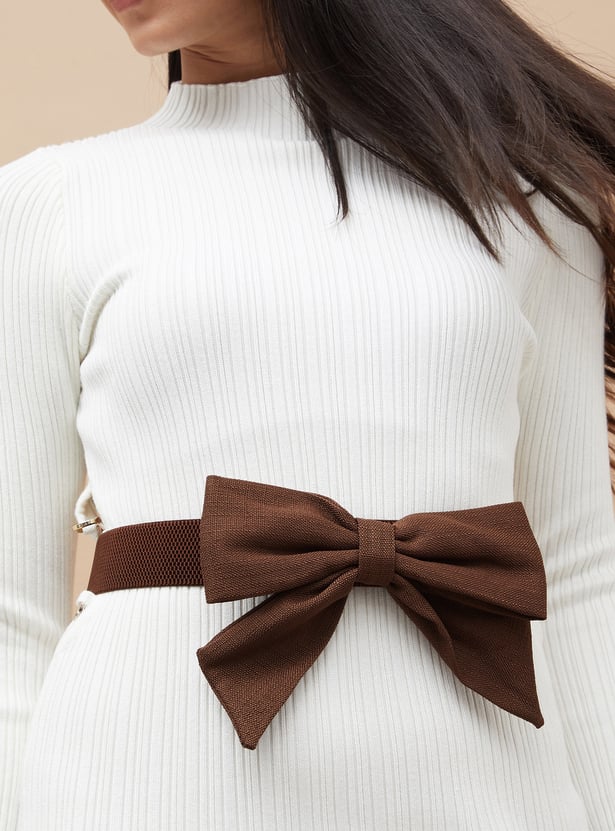 GINGER Bow-Detailed Waist Belt