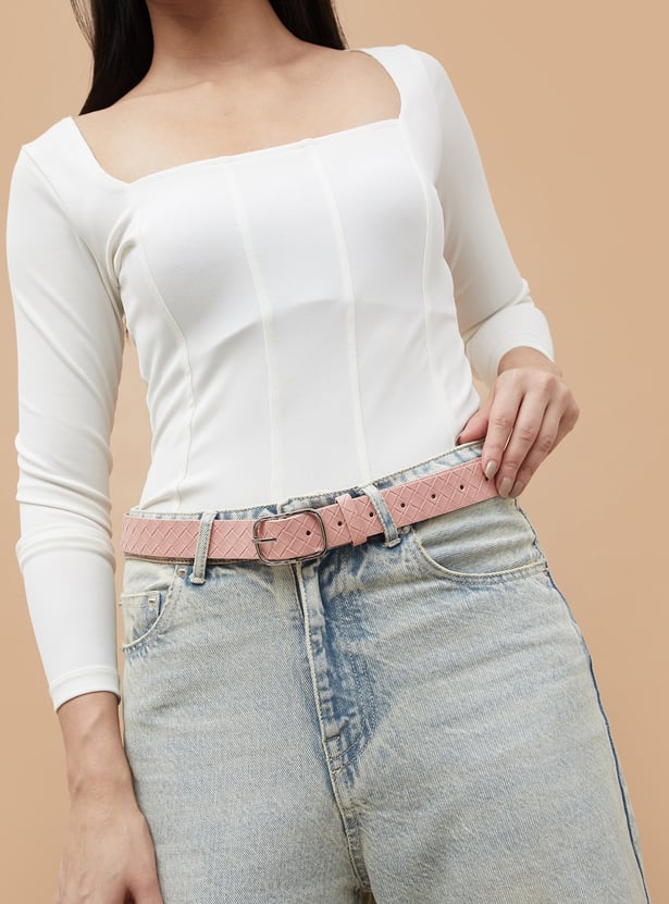 GINGER Basket Weave Belt