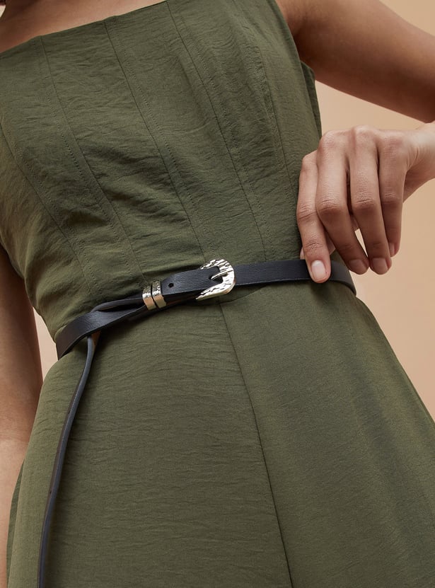 GINGER Solid Slim Belt