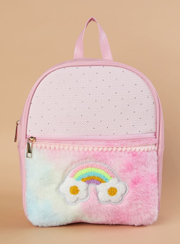 GINGER Rainbow Applique Backpack
