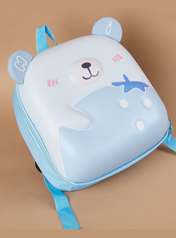 GINGER Bear Embossed Backpack