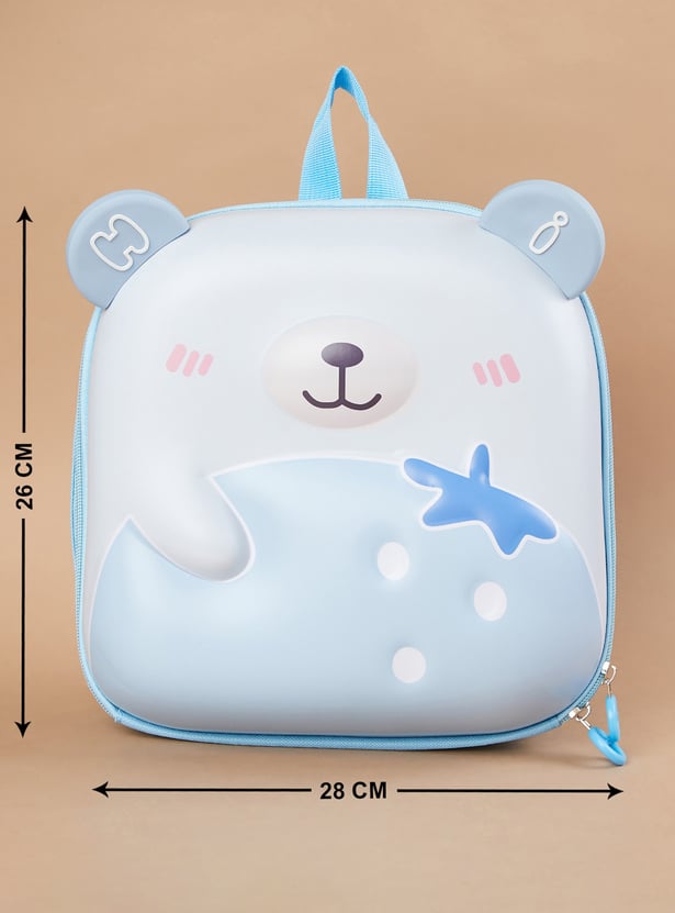 GINGER Bear Embossed Backpack