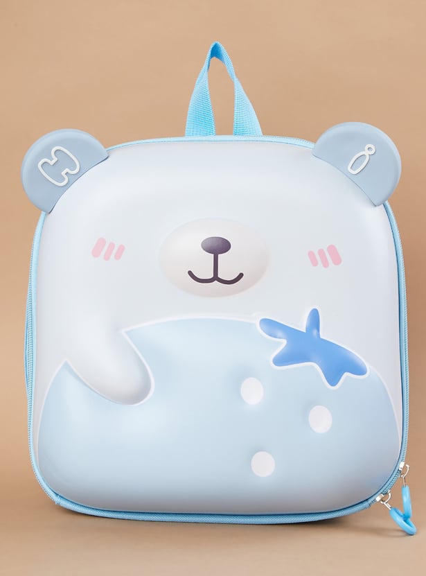 GINGER Bear Embossed Backpack