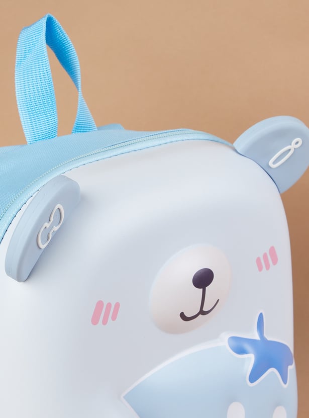 GINGER Bear Embossed Backpack