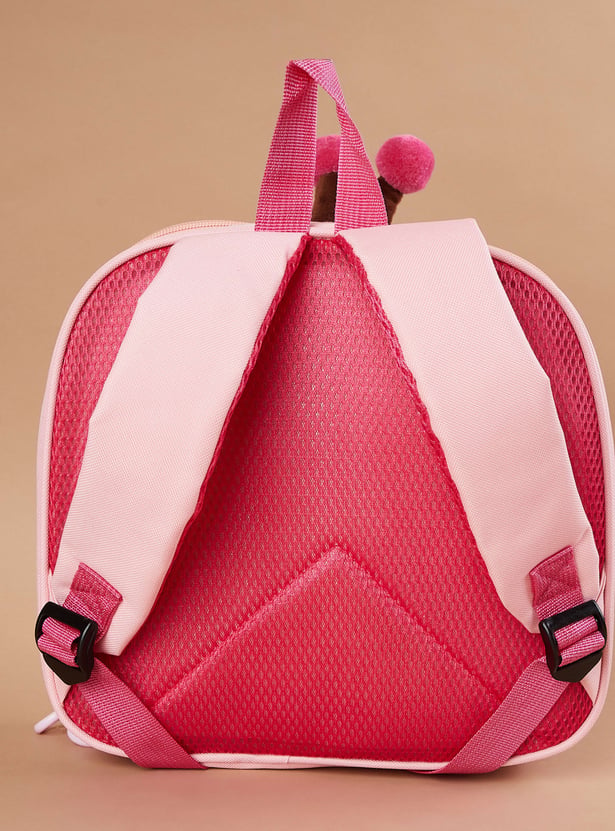 GINGER Giraffe Embossed Backpack