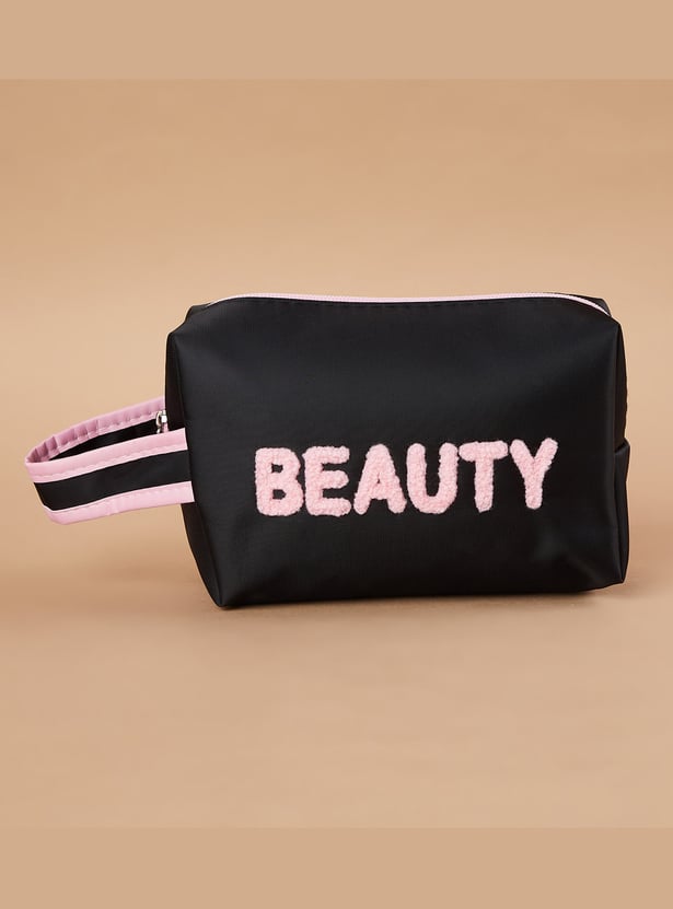 GINGER Appliqued Vanity Pouch