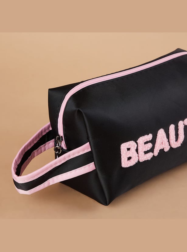 GINGER Appliqued Vanity Pouch